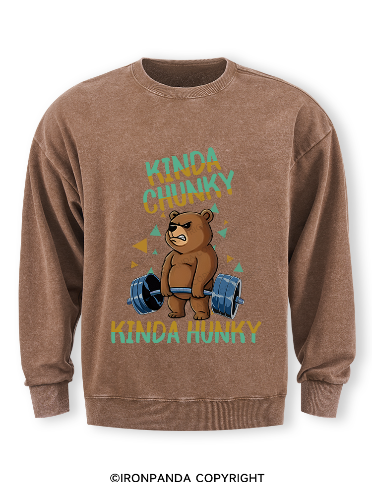 Kinda Chunky Kinda Hunky Washed Sweatshirt