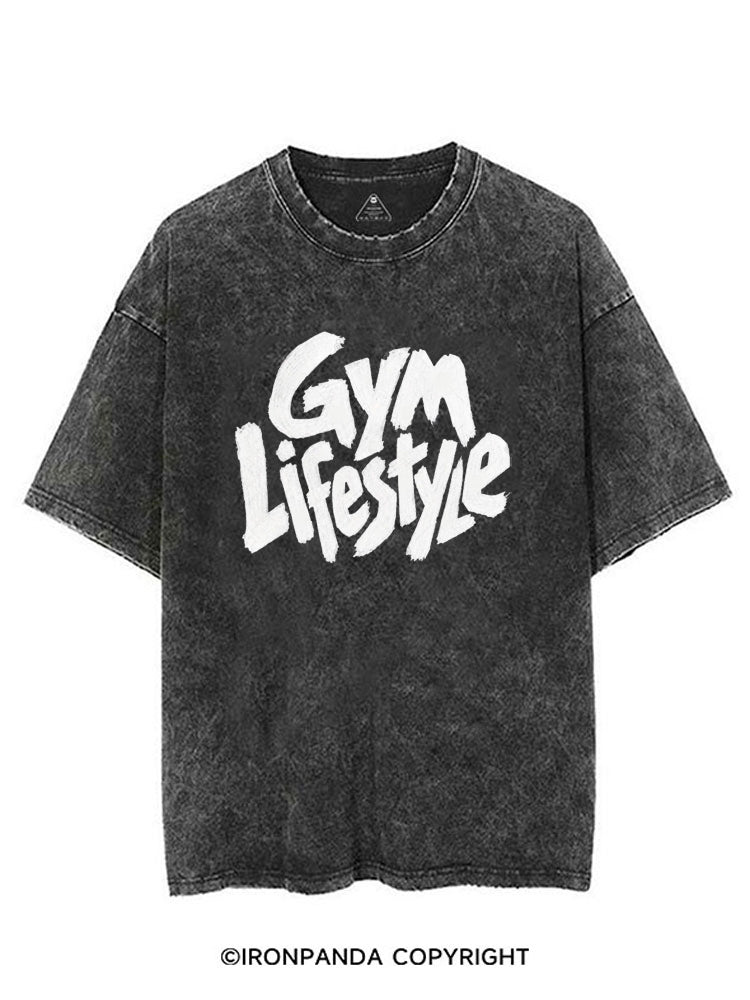 GYM LIFESTYLE FITNESS WORKOUT MOTIVATION VINTAGE GYM SHIRT