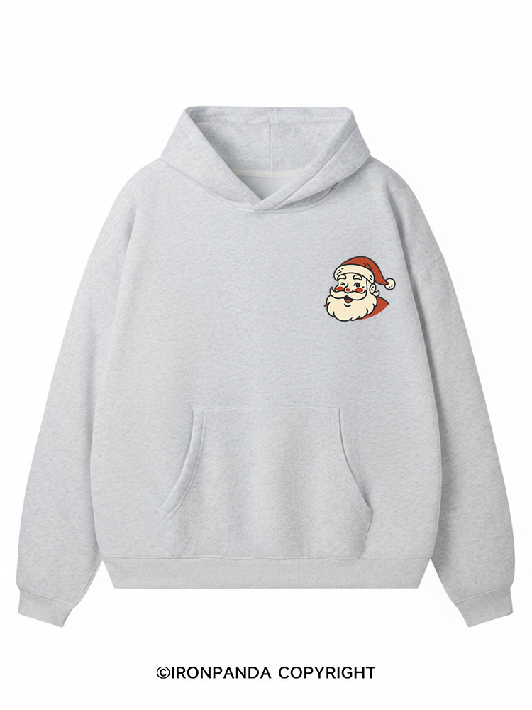 HO HO HO I SAW THAT NASTY Premium Fleece Gym Hoodie