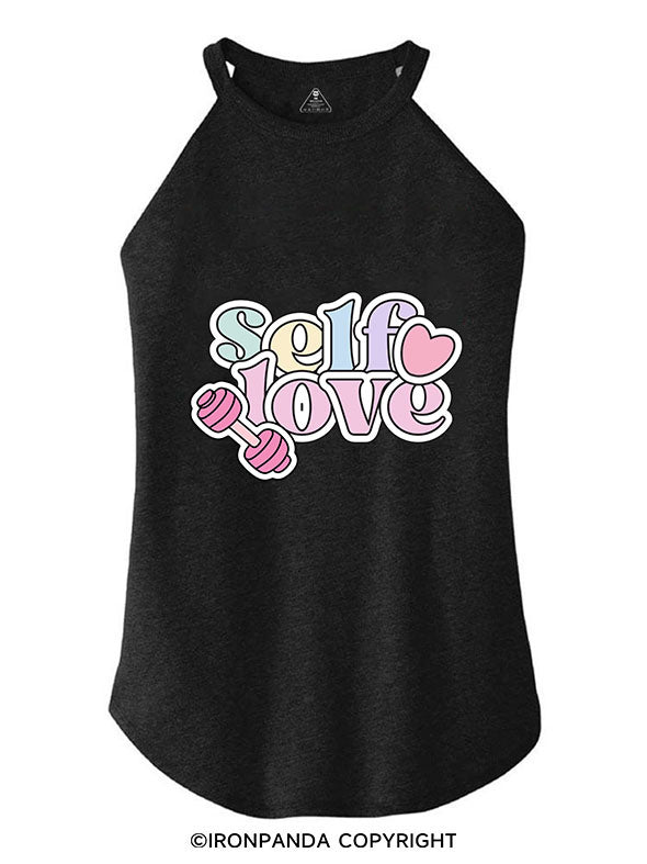 SELF LOVE GYM ROCKER COTTON TANK