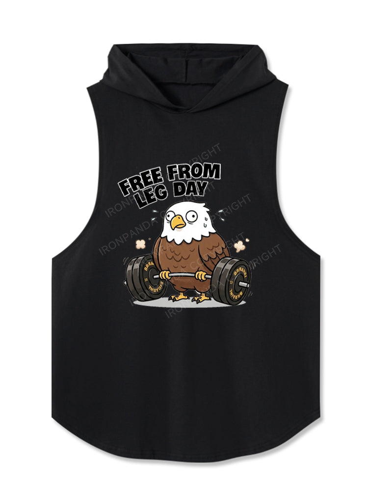Free From Leg Day Hooded Tank