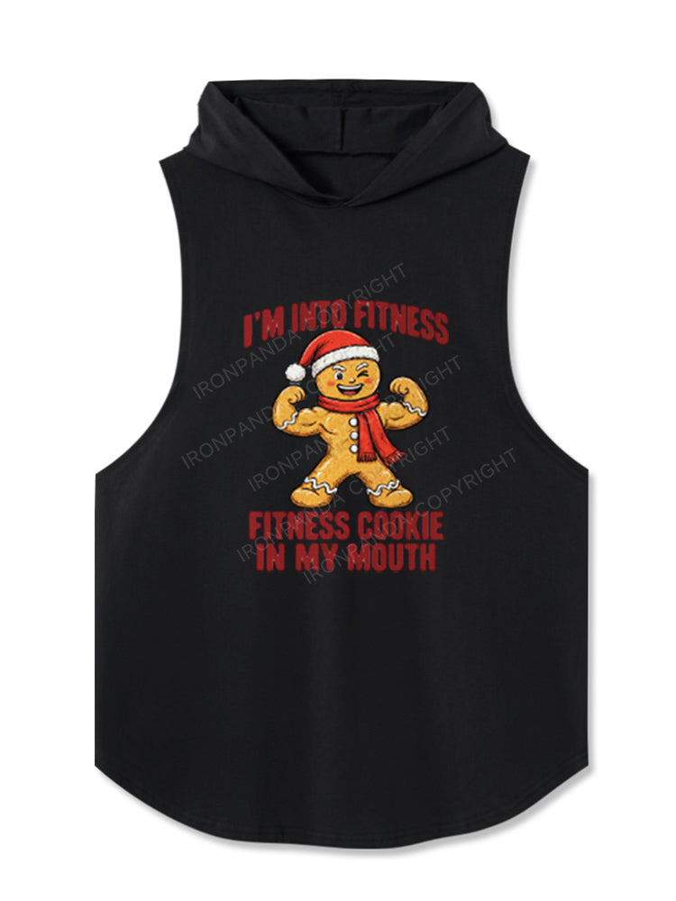 I'M INTO FITNESS FITNESS COOKIE IN MY MOUTH Hooded Tank