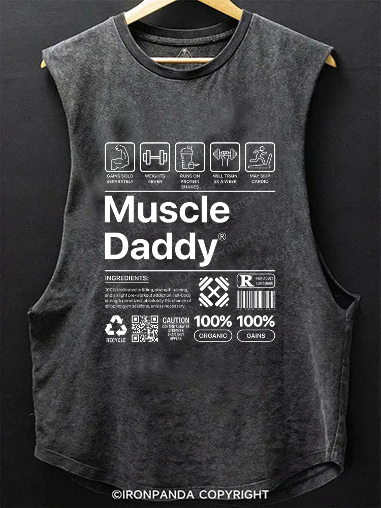 Muscle Daddy Scoop Bottom Cotton Tank