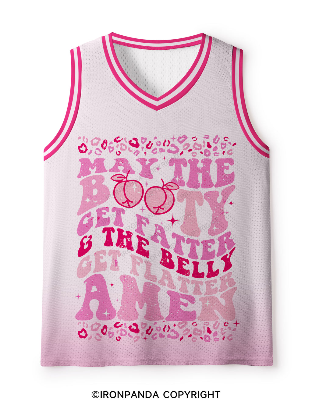 MAY THE BOOTY GET FATTER Mesh Tank Top