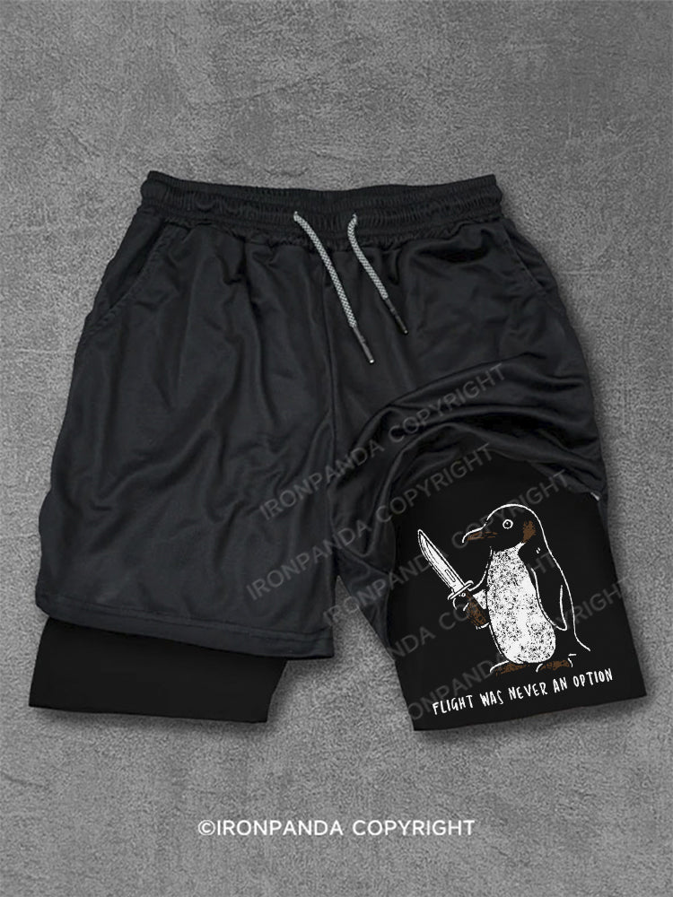 Flight Was Never An Option Performance Training Shorts