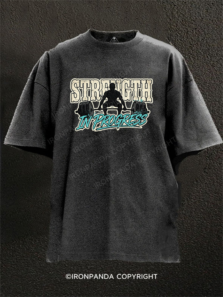 Strength in Progress Washed Gym Shirt