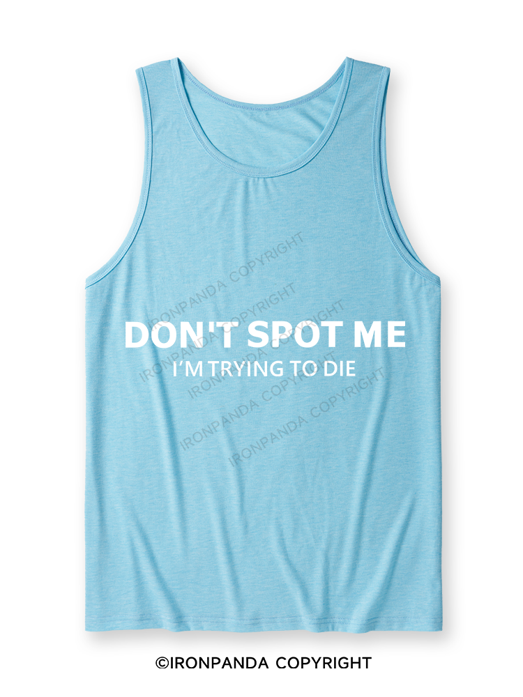 Don't spot me Ultra Soft Heather Tank
