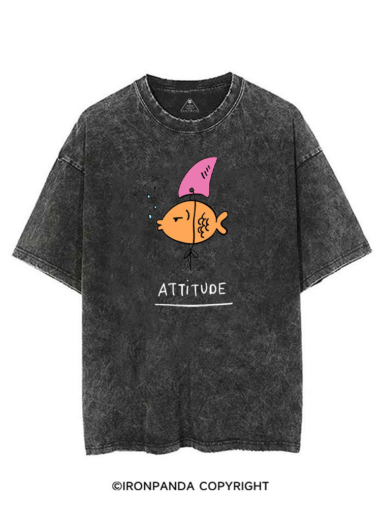 THIS IS MY ATTITUDE VINTAGE GYM SHIRT