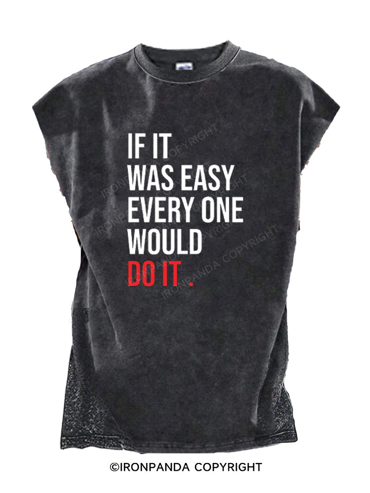 if it was easy everyone would do it Cut Off Tank