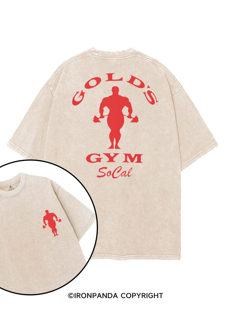 Gold's Gym Socal printed Gym Shirt