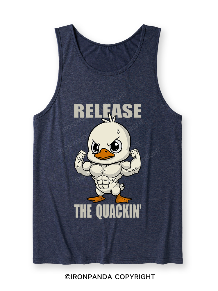 release the quackin' Ultra Soft Heather Tank