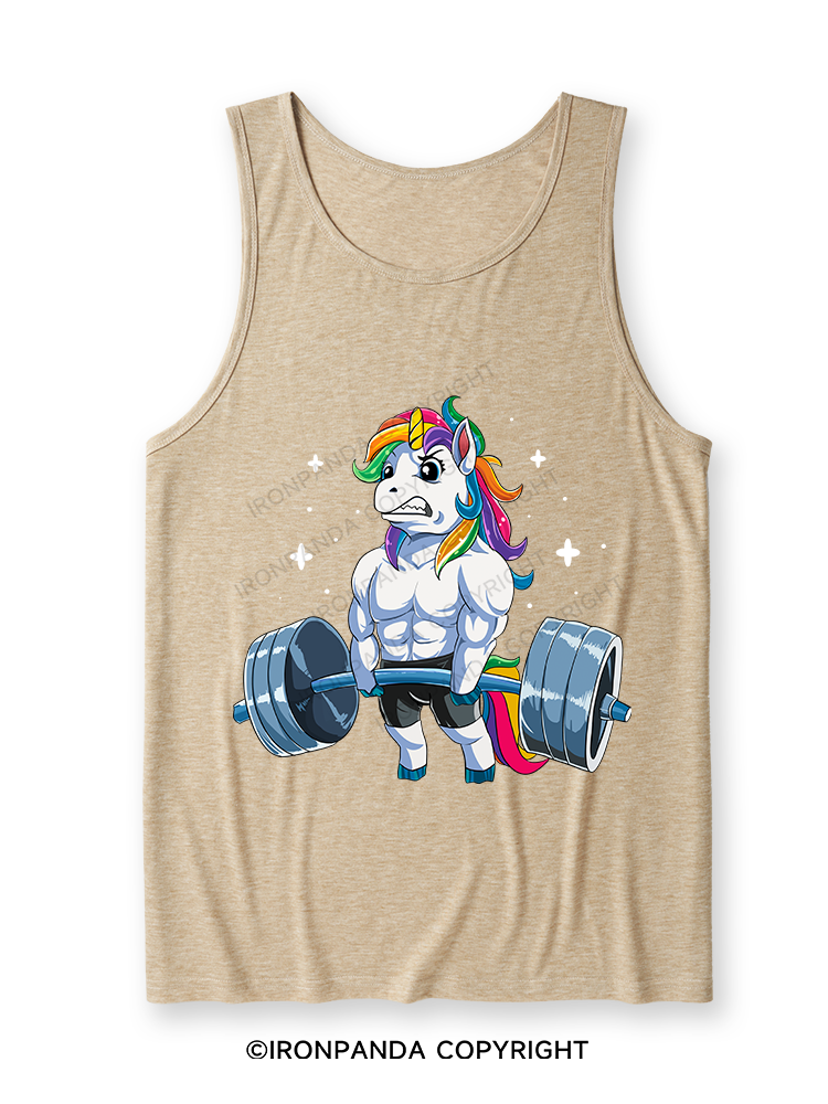 Weightlifting Unicorn Ultra Soft Heather Tank