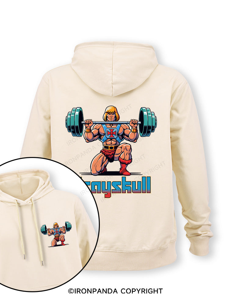 grayskull he man weightliting Double-Sided Printed Classic Gym Hoodie