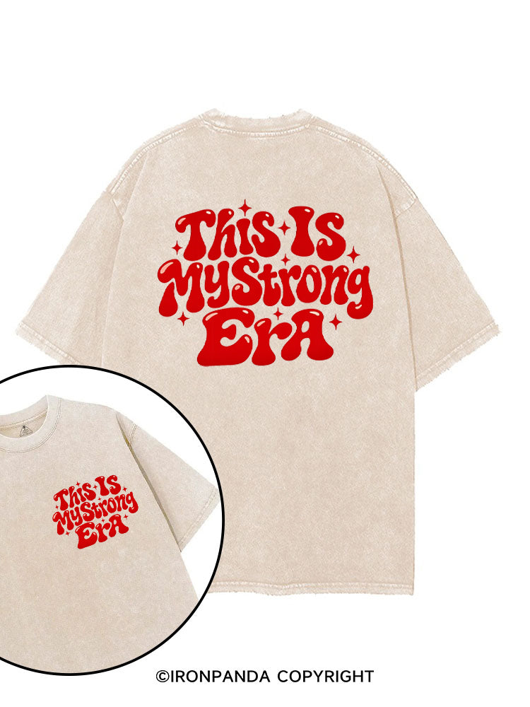 This Is My Strong Era printed Gym Shirt