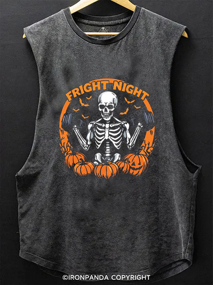 FIGHT NIGHT Scoop Bottom Cotton Tank