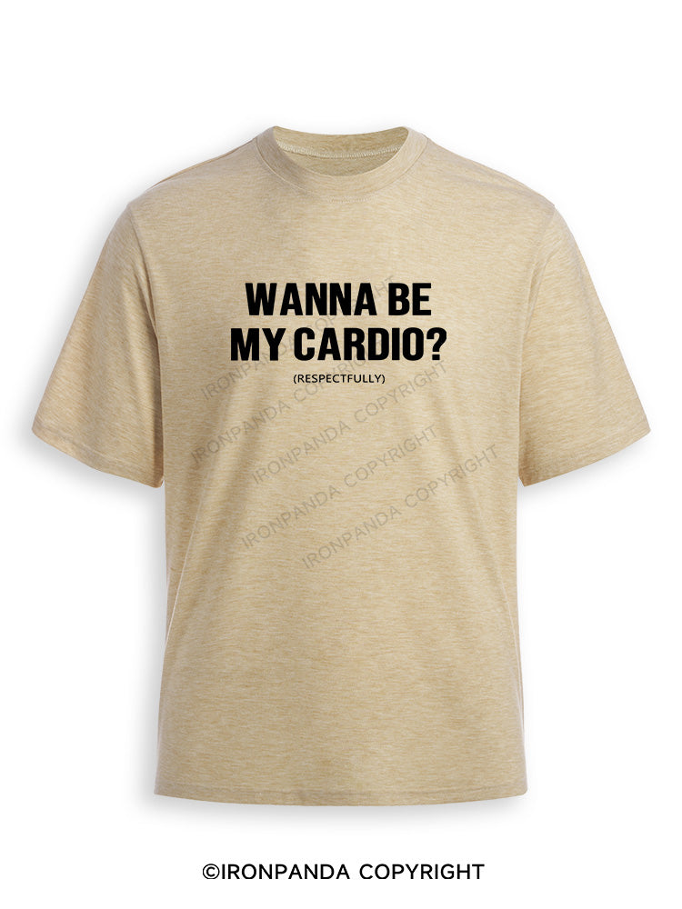 Wanna Be My Cardio Ultra Soft Heather T-Shirt