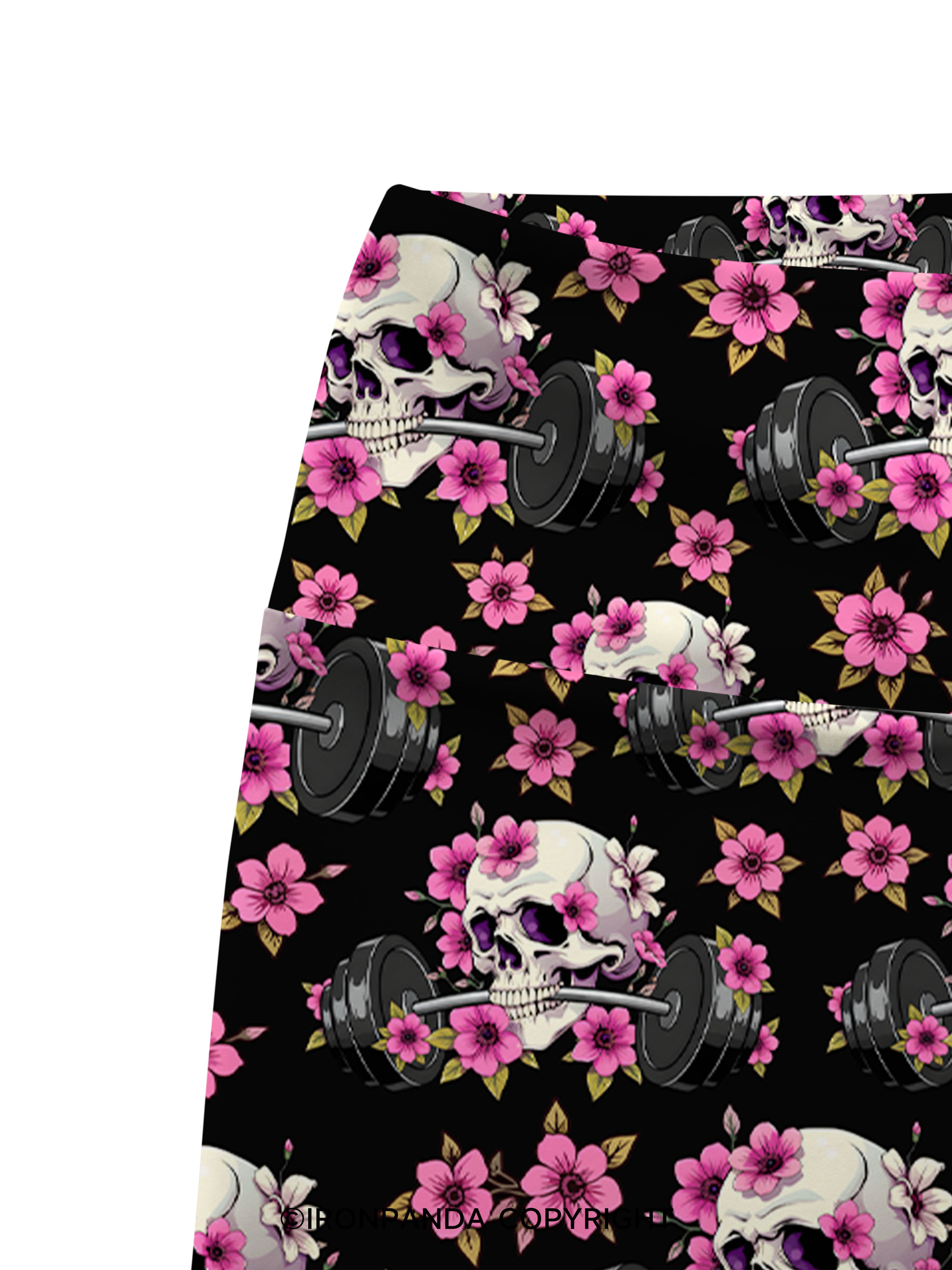GYM THERAPY IN SESSION Printed Yoga Cycling Shorts