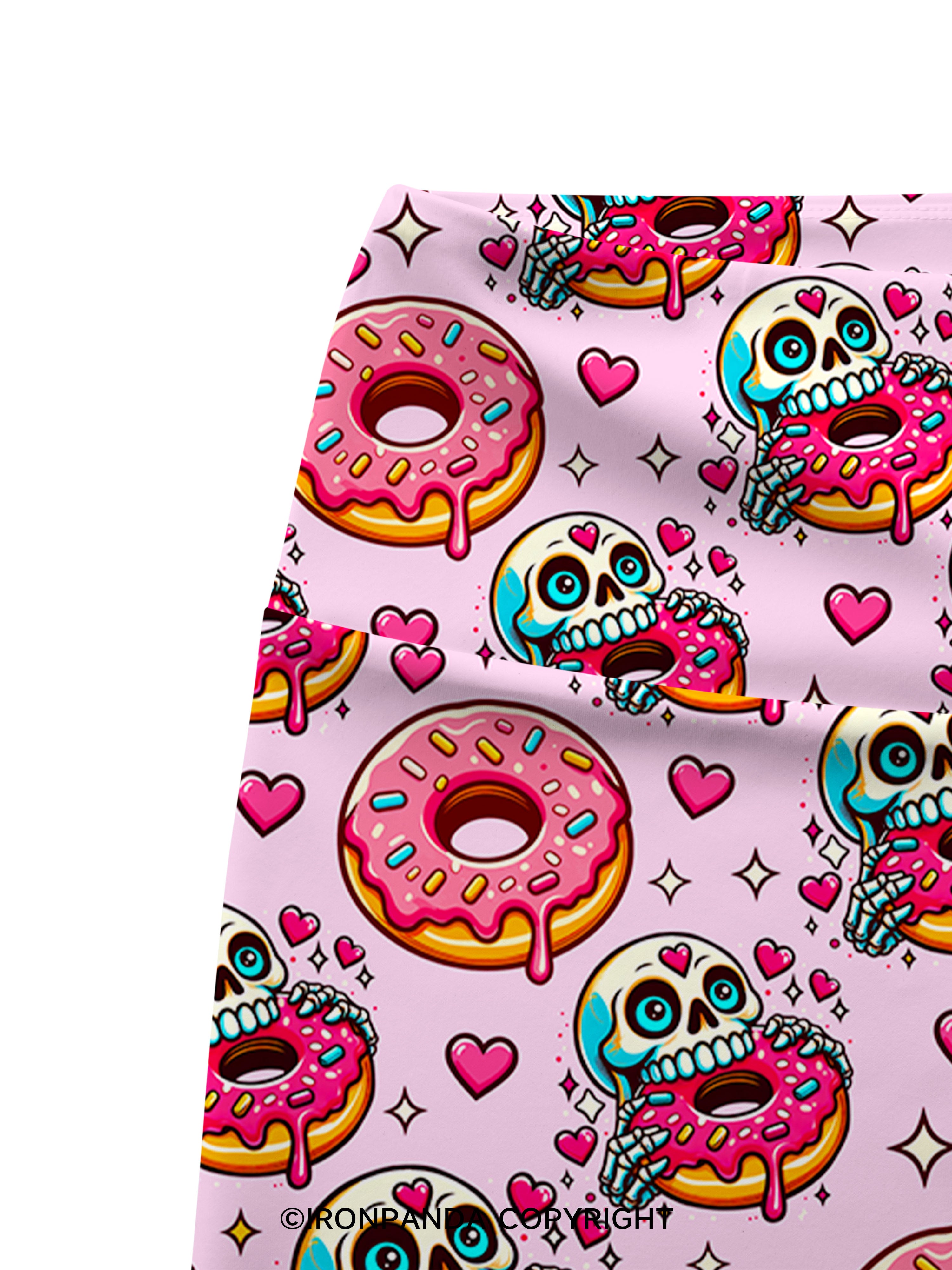 Don’t kill my vibe Printed Yoga Cycling Shorts