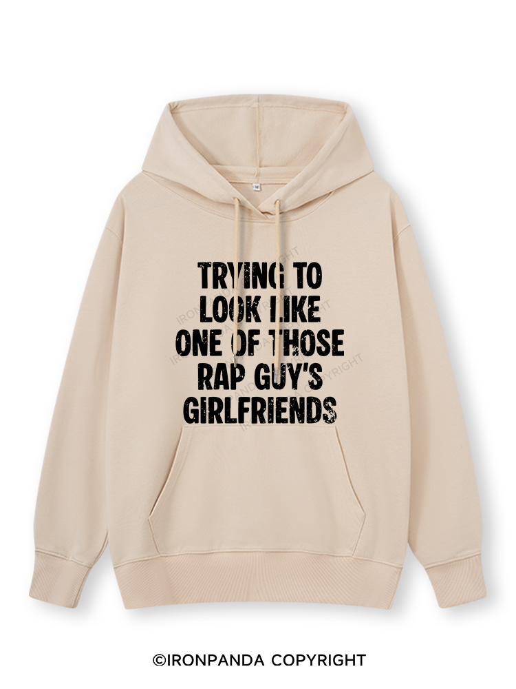 trying to look like one of those rap guy's girlfriends Classic Gym Hoodie