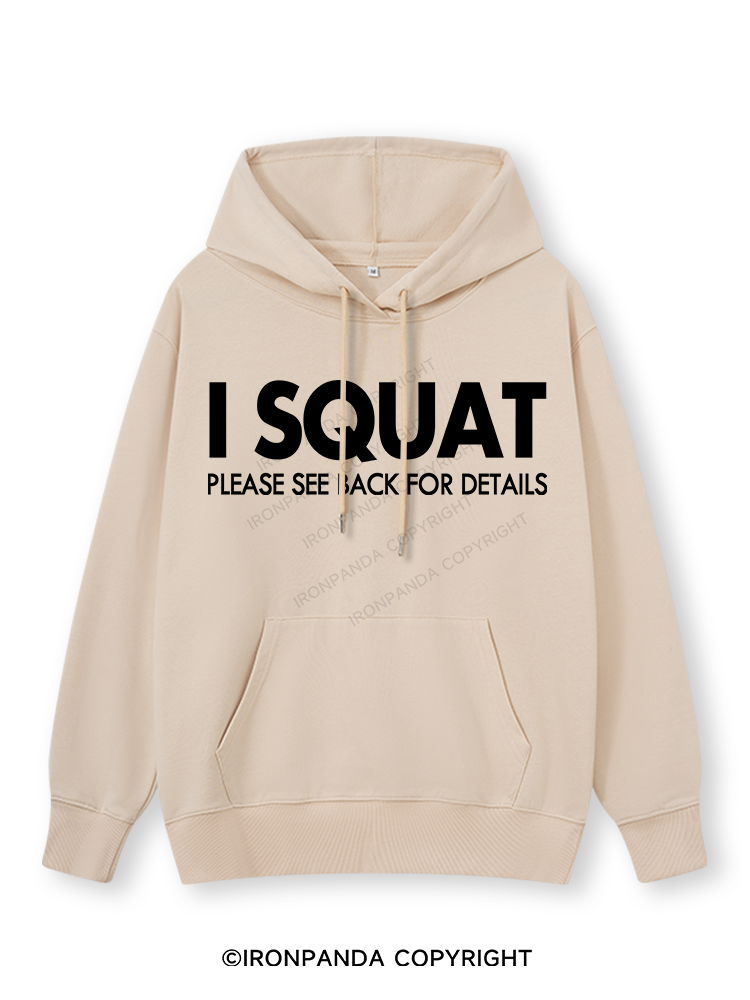 I SQUAT Classic Gym Hoodie