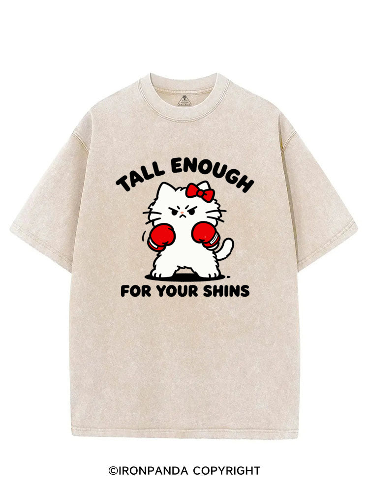 Tall Enough For Your Shins VINTAGE GYM SHIRT