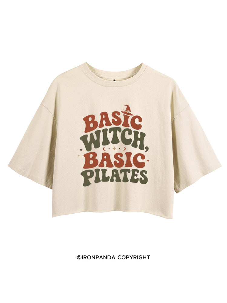 BASIC WITCH BASIC PILATES HALLOWEEN CROP TOPS
