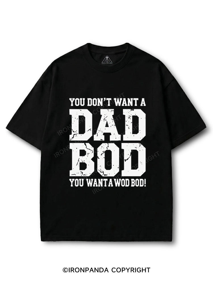 No to Dad bods...go WOD or go home COTTON PUMP COVER