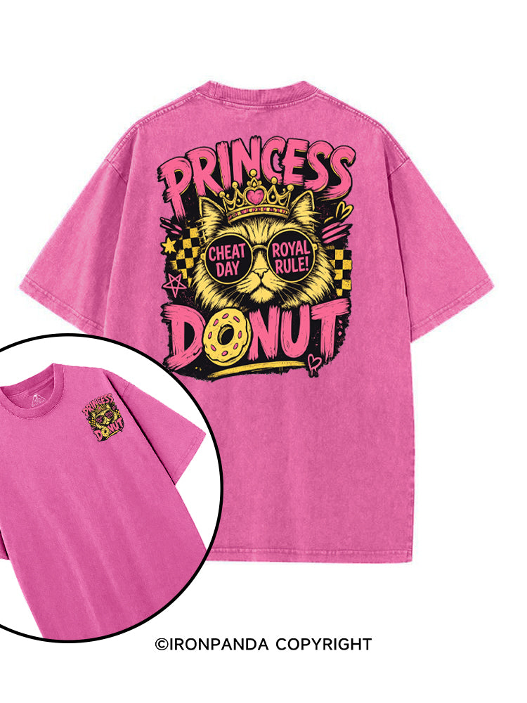 PRINCESS DONUT CHEAT DAT ROYAL RULE printed Gym Shirt