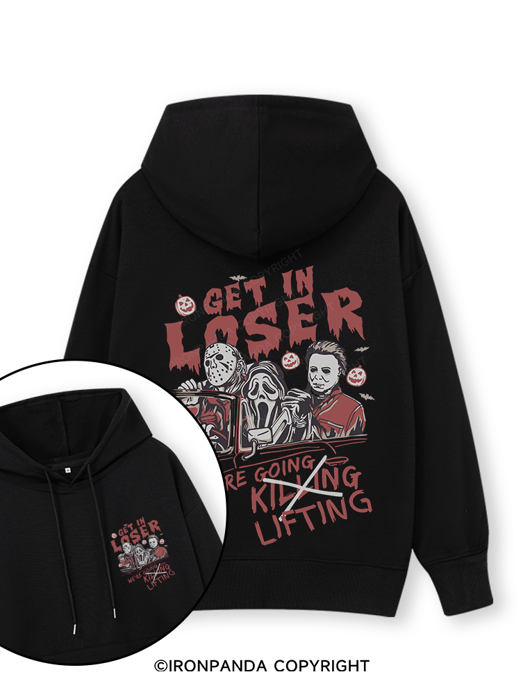 We’re Going Lifting Double-Sided Printed Classic Gym Hoodie