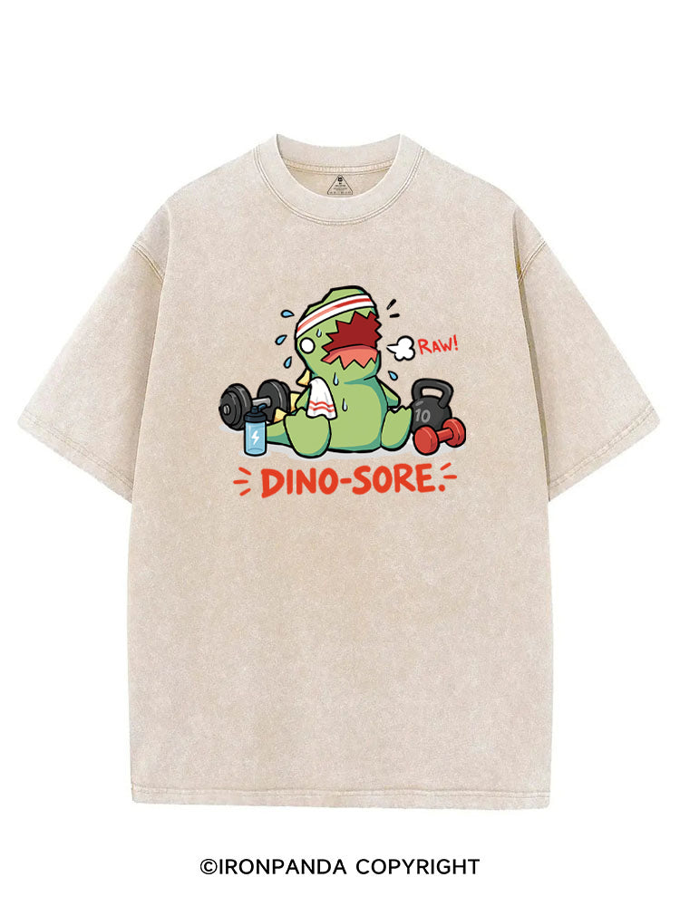 RAW! DINO-SORE VINTAGE GYM SHIRT