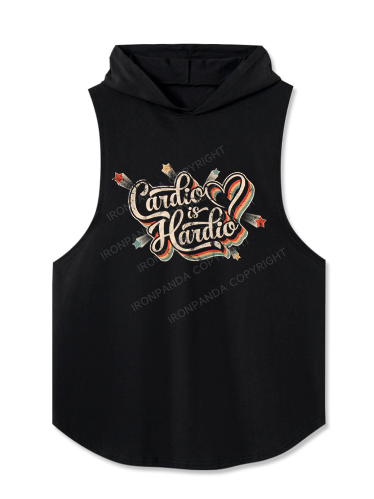 Cardio is Hardio Hooded Tank