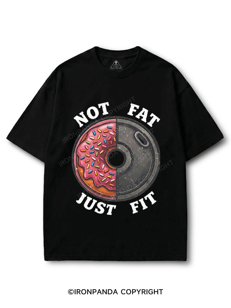 Not Fat Just Fit Donut Weight Plate COTTON PUMP COVER