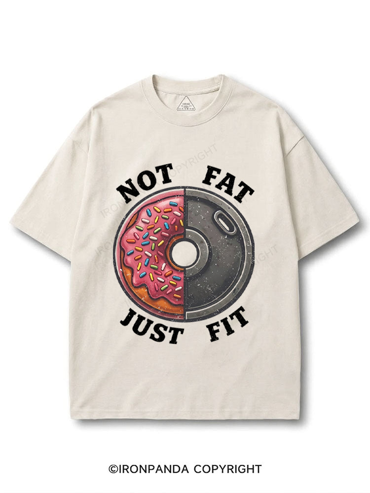 Not Fat Just Fit Donut Weight Plate COTTON PUMP COVER