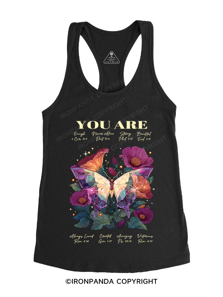YOU ARE Gym Racerback Tank