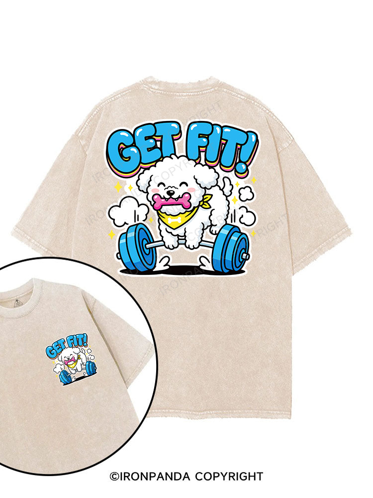 GET FIT printed Gym Shirt