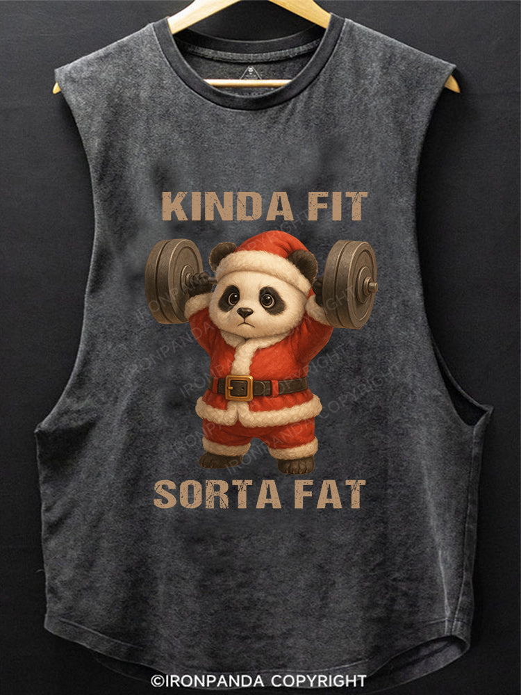 KINDA FIT SORTA FAT Scoop Bottom Cotton Tank