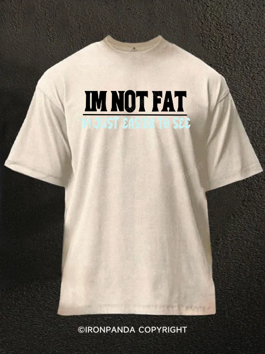 Just Easier to See Washed Gym Shirt