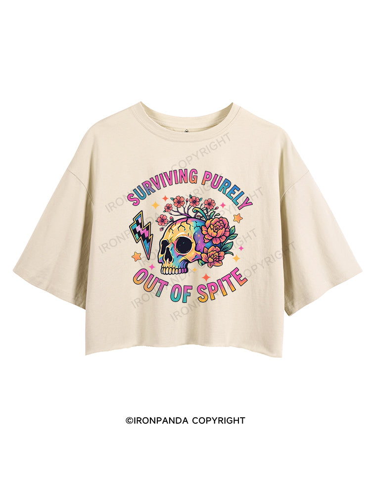 SURVIVING PURELY OUT OF SPITE CROP TOPS