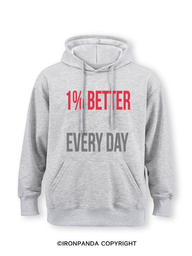 1% Better Every Day Classic Gym Hoodie