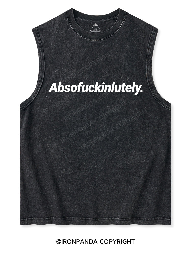 ABSOFUCKINLUTELY Washed Tank