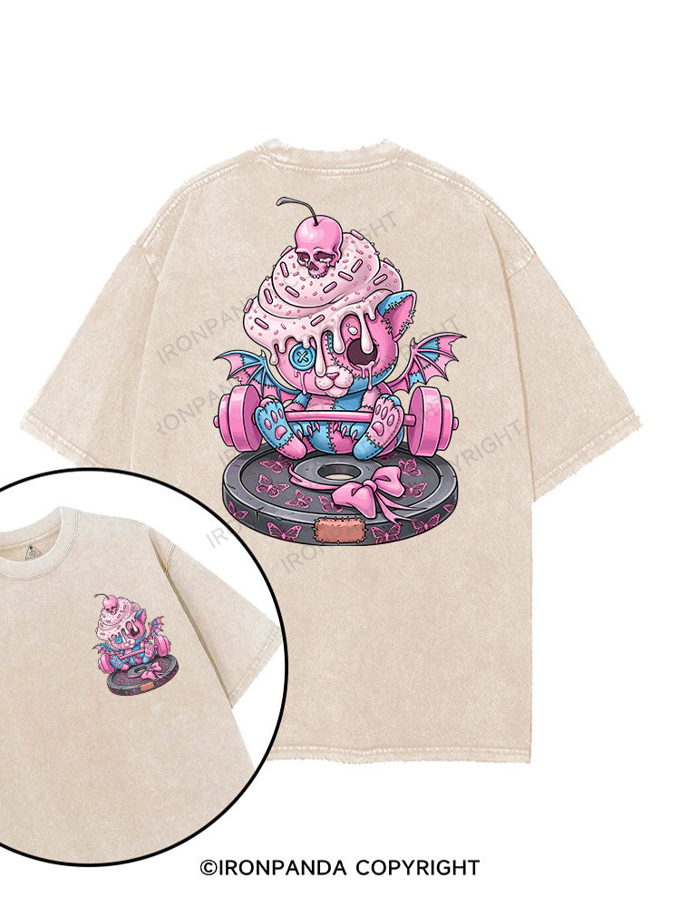 Teddy Deadlift printed Gym Shirt
