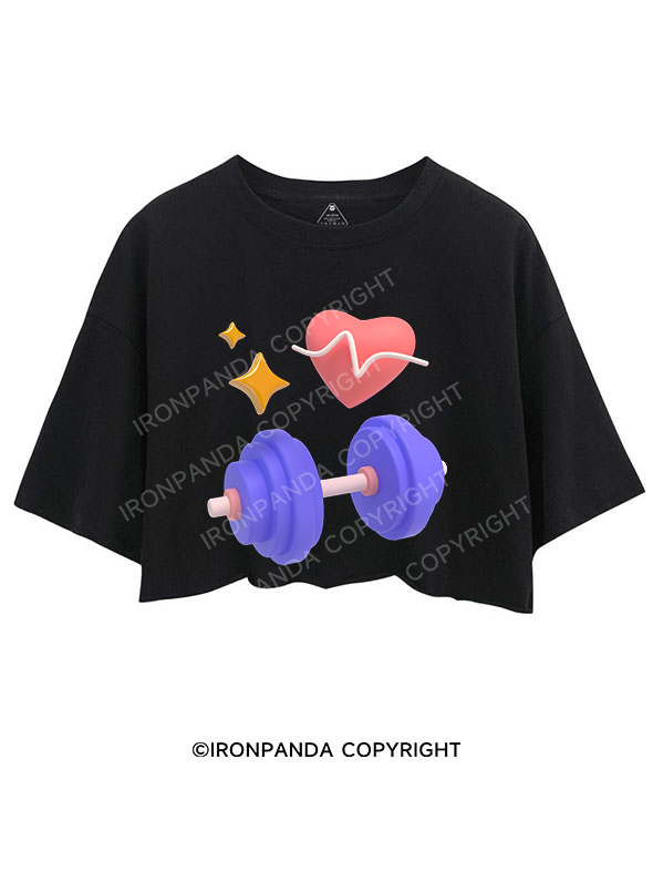 HEARTFELT GAINS CROP TOPS