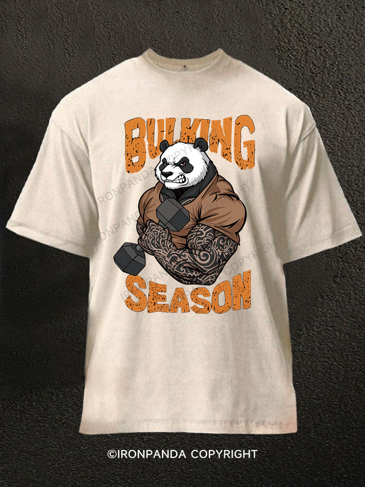 Bulking Season 3 Washed Gym Shirt