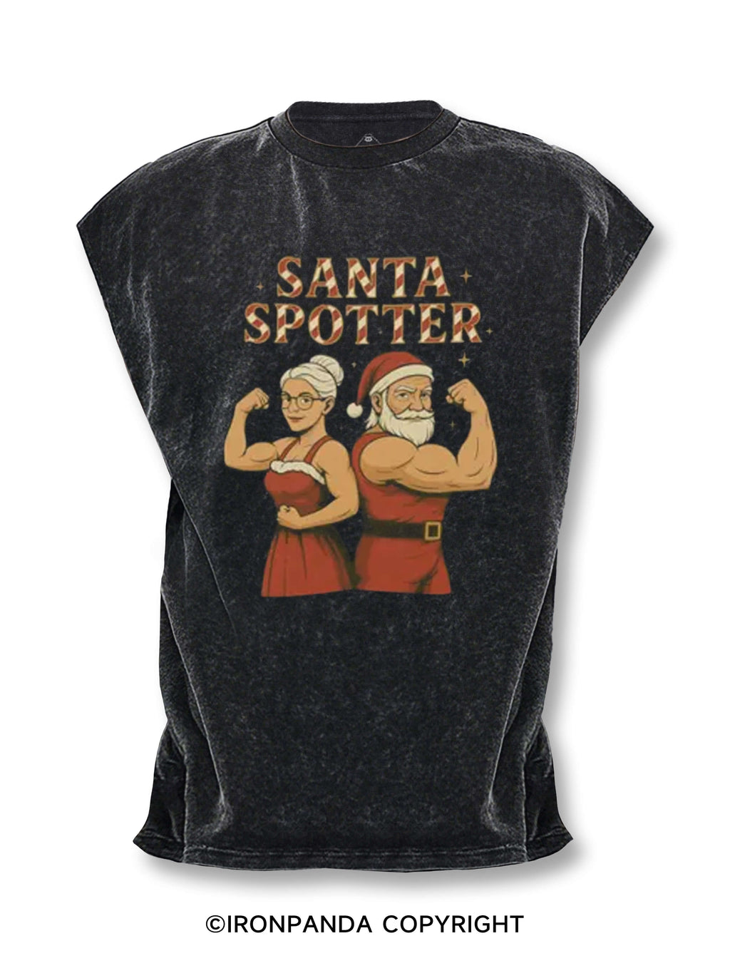 Santa Spotter Cut Off Tank