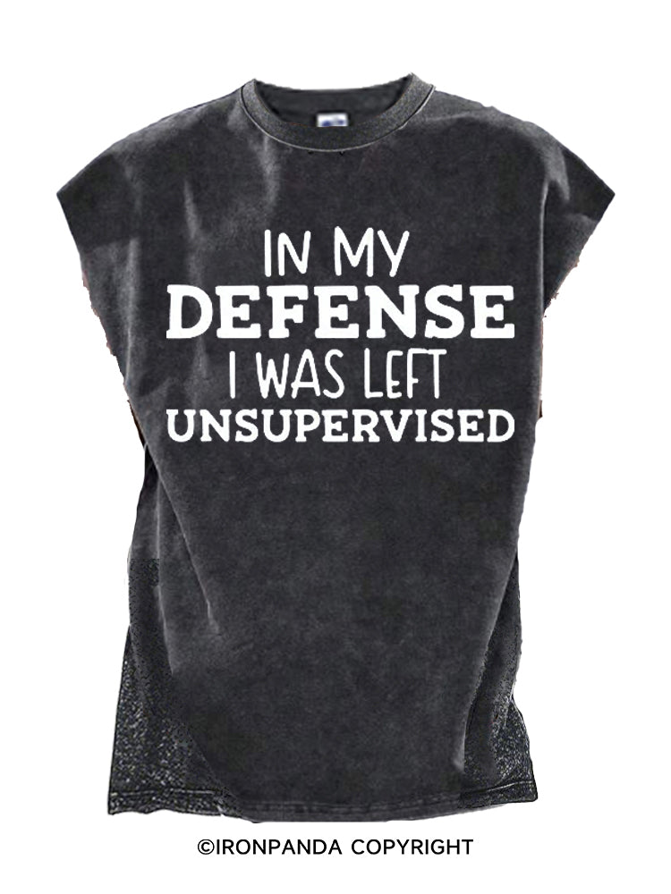 In My Defense I Was Left Unsupervised Cut Off Tank