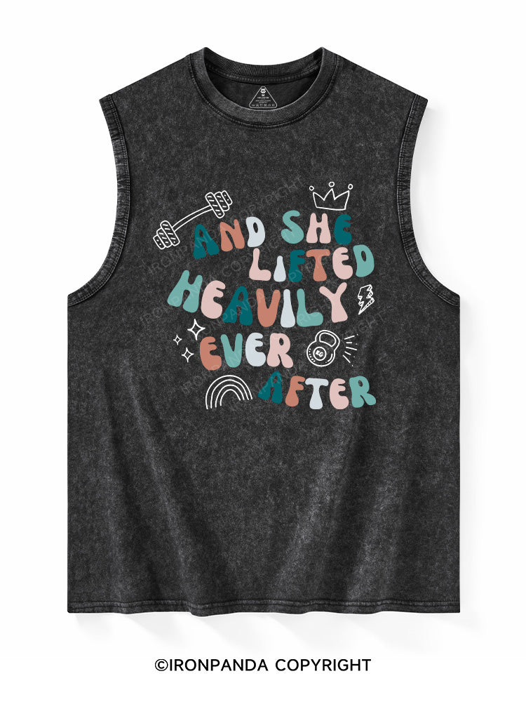 AND SHE LIFTED HEAVILY EVER AFTER Washed Tank
