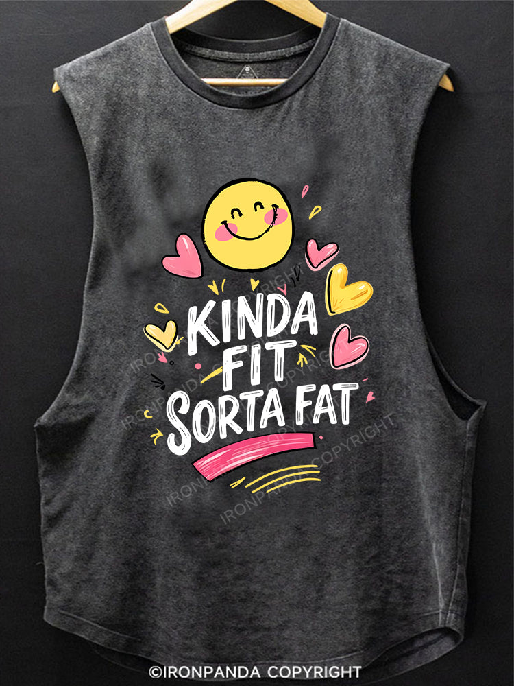 KINDA FIT SORTA FAT SCOOP BOTTOM COTTON TANK