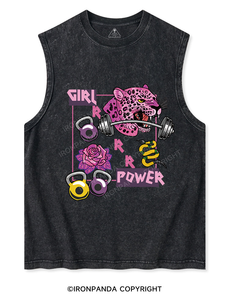 GIRL POWER Washed Tank