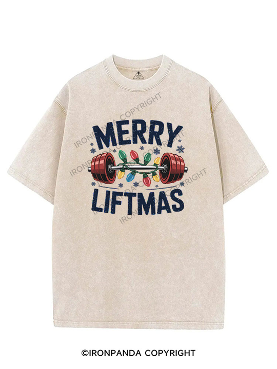 merry liftmas VINTAGE GYM SHIRT