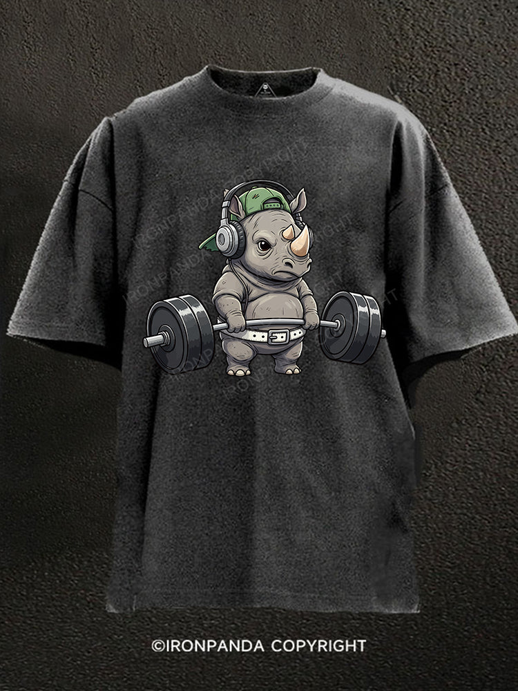 IronRhino Washed Gym Shirt